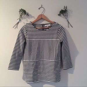 Madewell Alternating Stripe Shirt